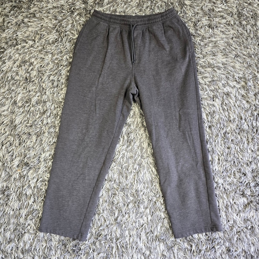 GAP Vintage Soft Sweatpants Charcoal Gray Medium Elastic Waist Drawstring 3264